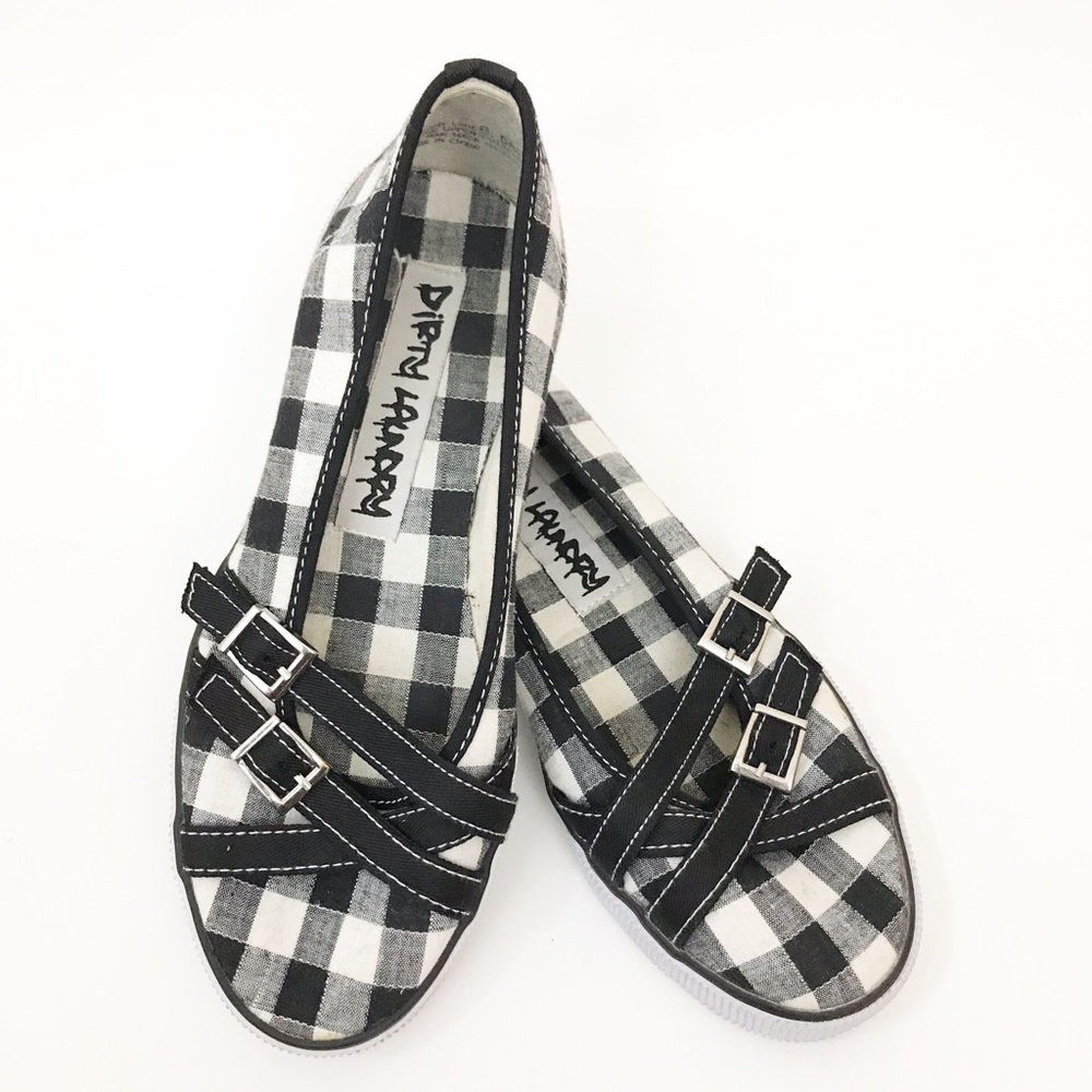 Dirty Laundry Plaid Flats